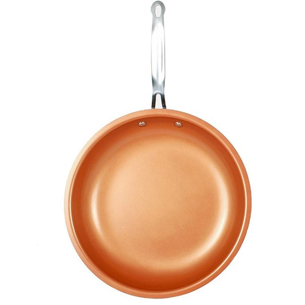 Sonmer Non-stick Copper Frying Pan, With Ceramic Coating and Induction Cooking Oven Safe (10inch)
