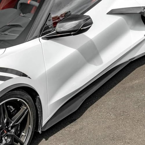Faldones laterales Corvette C8 divisor protector contra impactos para Stingray Z51 2 puertas 3