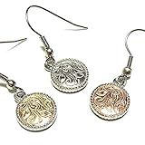 ハワイアンジュエリー ピアス 片耳用 メダル ホヌ レディース プレゼント 片耳 金属アレルギー対応 サージカル ステンレス カメ イエローゴールド