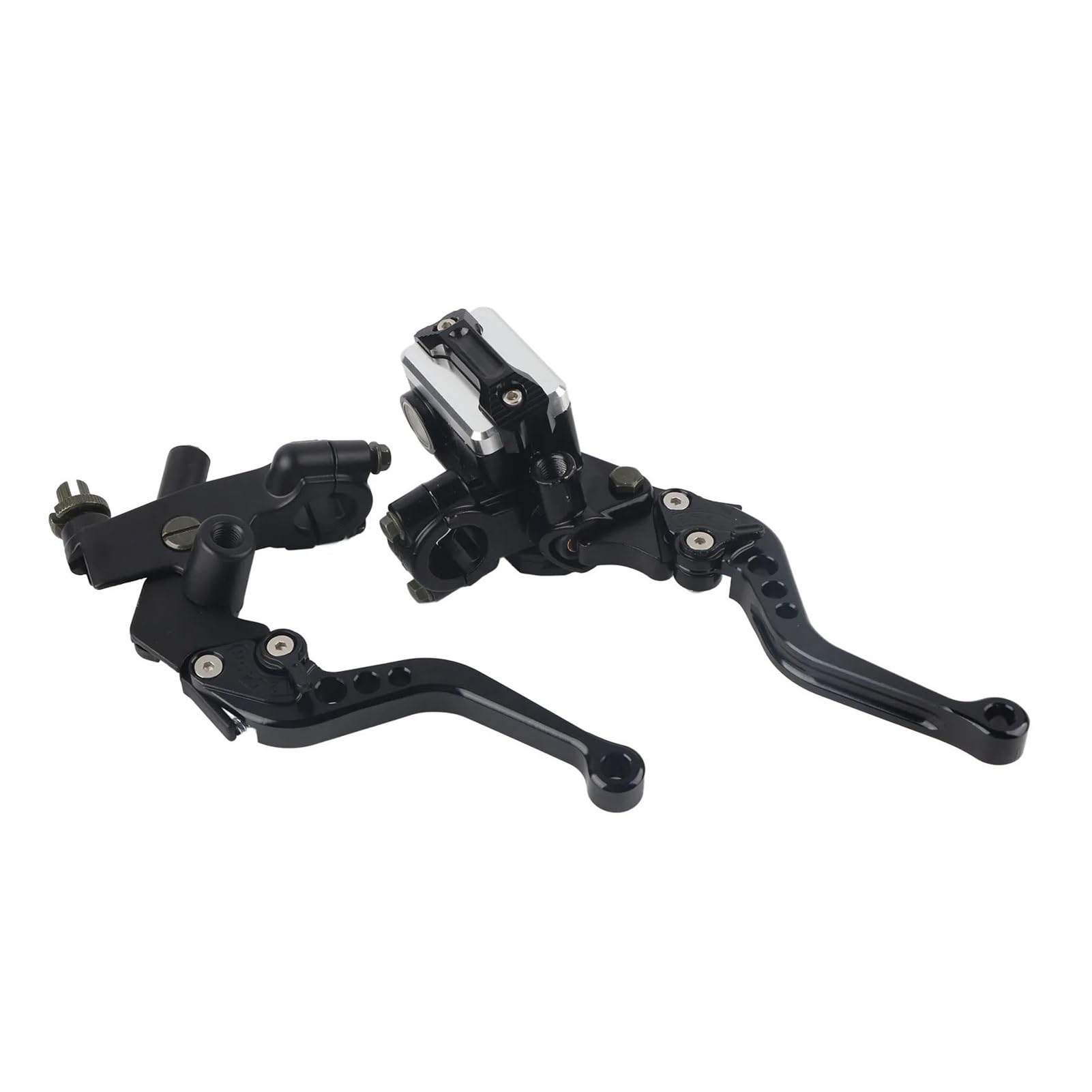 Vghkdfcfh Black Motorcycle Clutch Lever 2Pcs 22Mm Universal Cnc Motorcycle Handlebar Master Cylinder Levers Handle Hydraulic Brake Pump Clutch Adjustable Hand Lever