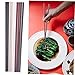 Hoement 5pairs Non-slip Reusable Chopsticks for Home Use Japanese Korean Style Dishwasher Safe Heat-resistant Smooth Surface Easy Grip for All Dining Occasions
