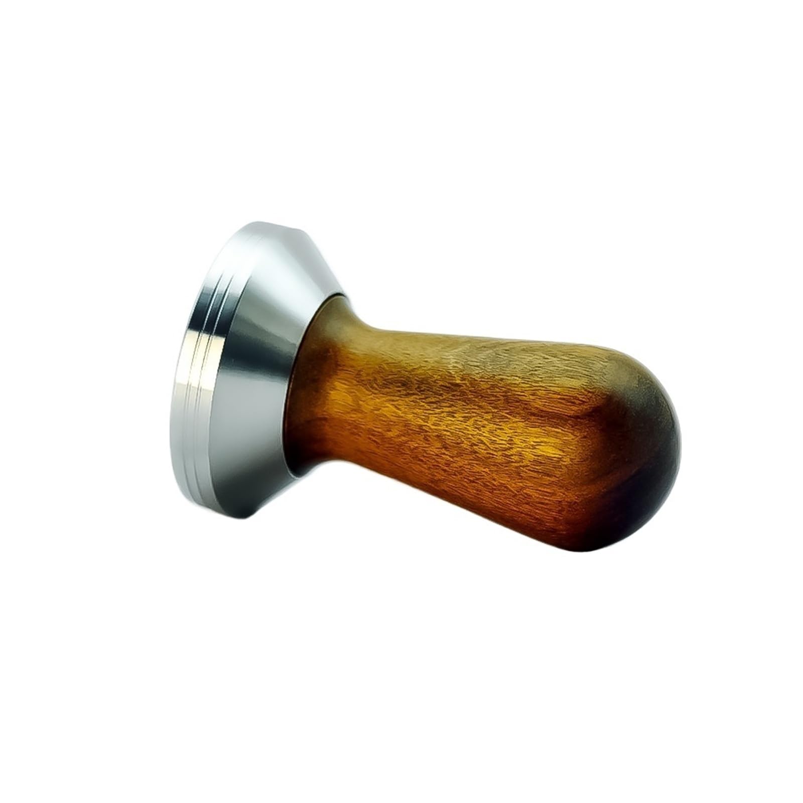 Pilon à café 51 mm en inox et bois ergonomique pour expresso