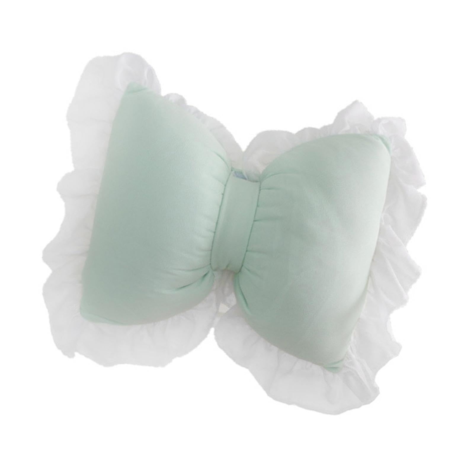 CALANDIS™ Bowknot Throw Pillow Cute Soft Decorative Waist Pillow for Sofa Nursery Bed Green | Pillows | Home Dacor-image-47