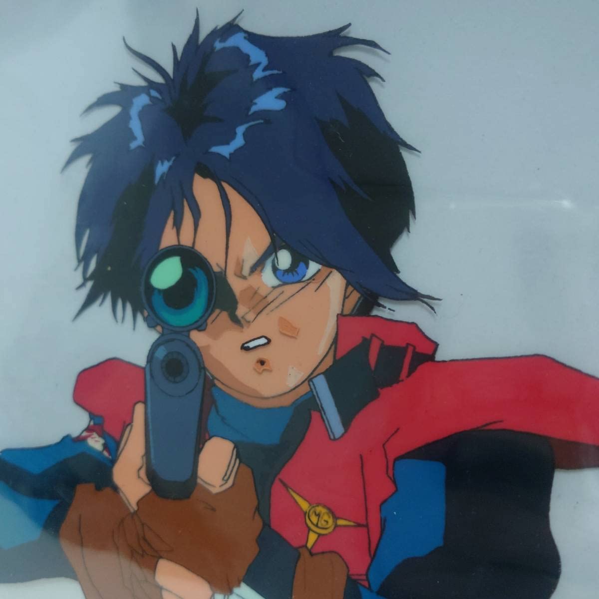 Amazon.co.jp: アニメ セル画 勇者特急マイトガイン 旋風寺舞人 : おもちゃ