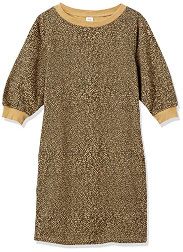 Image of Amazon Essentials Women's Fleece Blouson Sleeve Boatneck Sweatshirt Dress (Available in Plus Size)