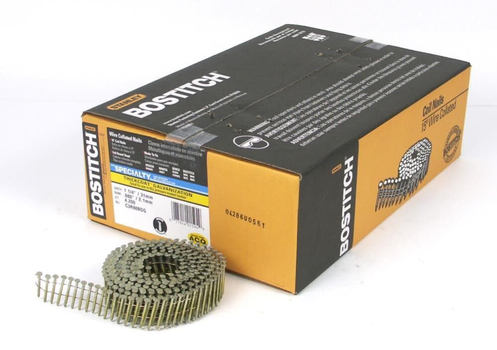 Éviter la rouille sur façade avec les clous pneumatiques Bostitch de revêtement de 3,25 cm