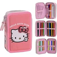 Plumier con Accesorios Giotto Hello Kitty con Rotuladores,
