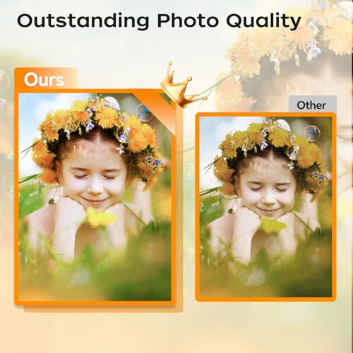 HPRT CP4100/CP4000L 4X6 Fotopapier, 108 Blatt und 2 Farbbänder, Papel fotográfico para impresora iDPRT PRT CP4100/CP4000L Telefon WiFi Instant Color Picture Sublimation Druckerpapier