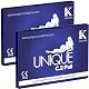 Latexfreie Kondome KAMYRA Unique C.2 PULL Condom Card blau