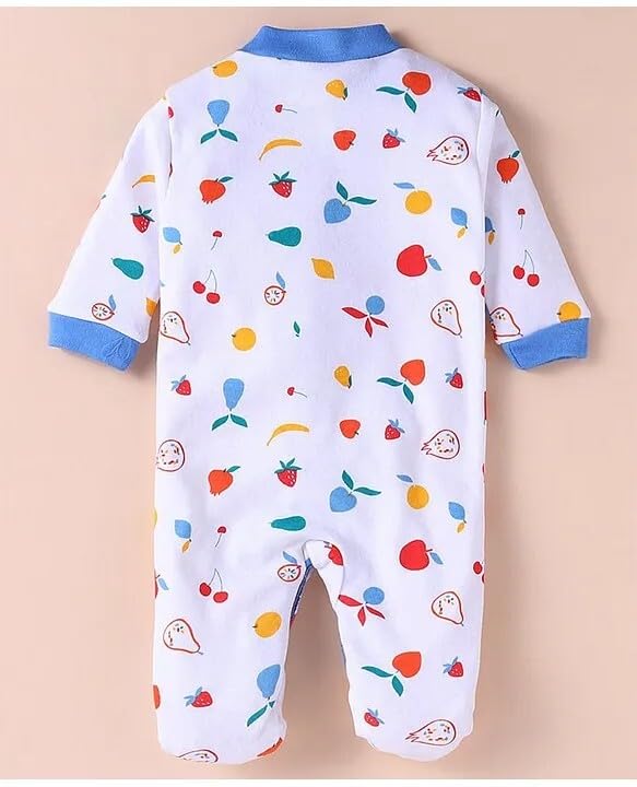 Image of New Born Baby 100% Cotton Rompers for Sleepsuits Jumpsuit Night Suits for Baby Boys & Girls |Onesies| Infant Clothes Pack of 3