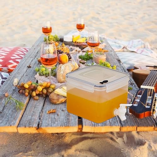 Hervidor de agua fría de 3.2L con grifo, ideal para compartir refrescantes jugos en reuniones 6