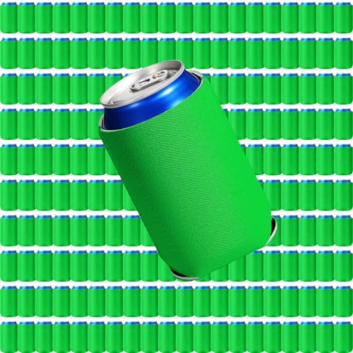 Umigy 200 Pack Blank Can Coolers Bulk Sublimation,Classic,Kelly Green