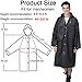 Rain Ponchos Raincoats for Adults Women Men, Reusable 2 Pack Rain Jacket Coats with Hood for Family Disney Camping Hiking(1 White+1 Black)