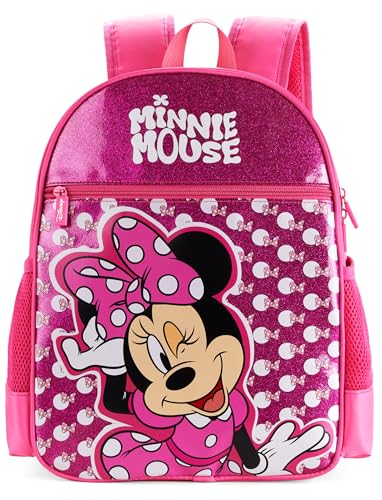 Disney Minnie Mouse Girls Backpack for Elementary Kindergarten Medium 12L