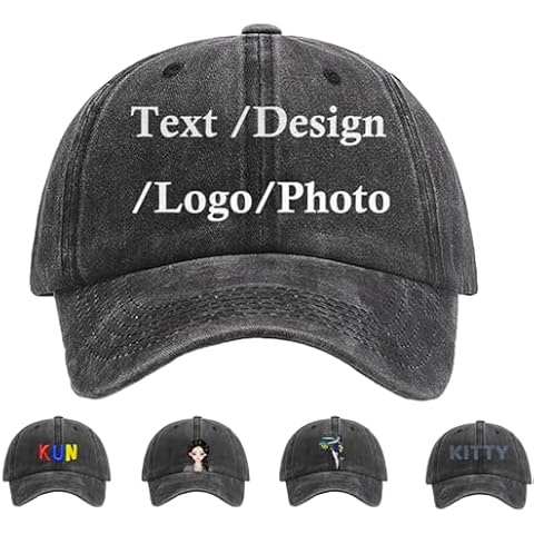 ZOYEPIN Custom Baseball Cap,Embroidery, Color Printing,Personalized Cap with Your Image and Text, Casual Sun Peak Hat for Gifts Cover