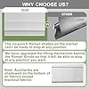 No Drill Roman Shades for Windows No Tools Roman Shades,UV Protection,Privacy,Thermal Insulation Roman Blinds,Easy to Install,Roman Blinds for Home 70%Blackout-Off White Custom Size...