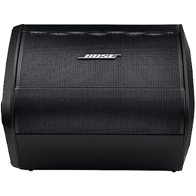 Bose S1 Pro+ Portable Wireless PA System with Bluetooth 2-Pack, Black Bundle with Turnstile Audio Height-Adjustable Speaker Stands, Pair