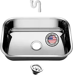 Cuba Pia Numero 1 Cozinha Inox AS 47x30x17 + Valula