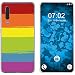 Produktbild PhoneNatic Case kompatibel mit Huawei P30 Silikon-Hülle Pride Regenbogen M6