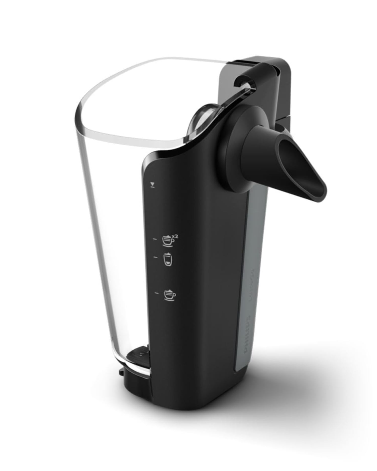 Philips LatteGo Milchbehälter CA6708/10, 2-teiliges Milchsystem zu LatteGo Kaffeemaschinen