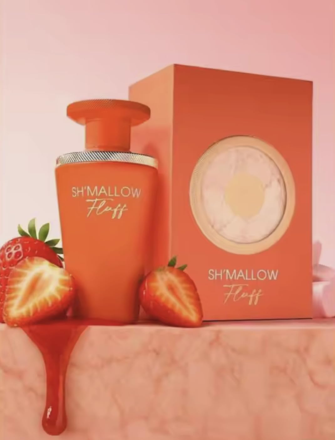 Perfume SH’MALLOW Fluff Eau de Parfum 100ML, Perfume Árabe para Mujer de Larga Duración, Incluye Atomizador Recargable, Fragancia Dulce con Notas de Malvavisco, Vainilla y Almizcle (Sh'Mallow Fluff)