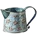 Produktbild Home Collection Deko Krug Gießkanne Röschen Streublümchen H10cm Farbmix grau Zink