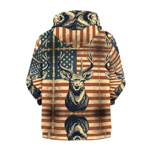 Modysero Retro Kids Hooded Sweatshirts Comfy Soft Funny Hoodies with Pocket for Boys Long Sleeve Fall Winter Zip Up Hoodie2