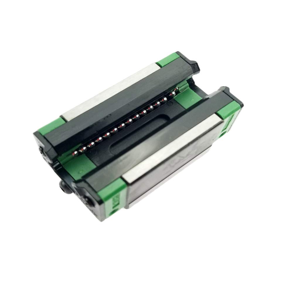 YFCDZVBH Lot de 2 guides linéaires linéaires carrés HGR20 HGR15 + 4 blocs de roulement coulissants HGH15CA HGW15CA HGH20CA HGW20CA (couleur : HGW15CA, longueur du guide : 500 mm