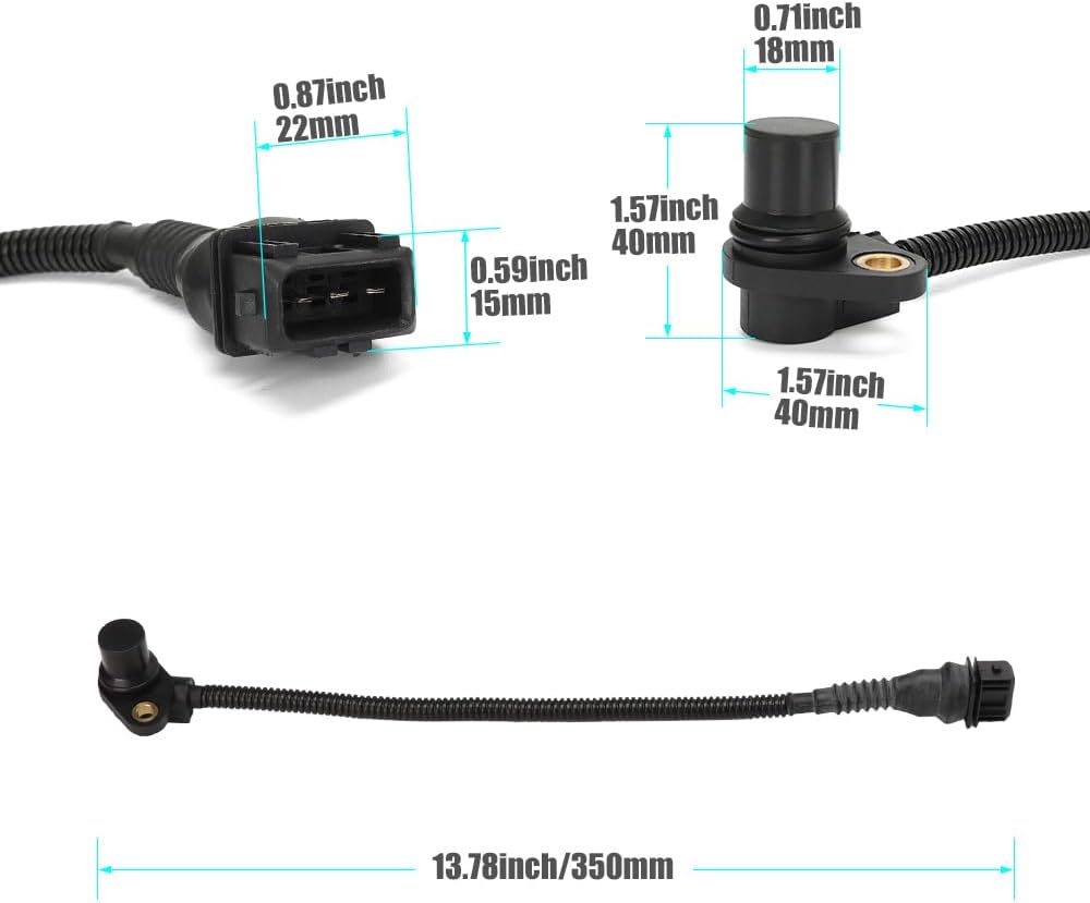 Transmission Rotational Speed Sensor for Mini for Cooper for R50 for R52 1.6L 2003-2008, Replaces 24357518732