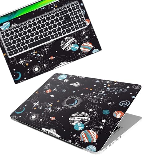 Space D4 Full Body Vinyl Laptop Skin/Sticker/Cover Upto 15.6 Inch...