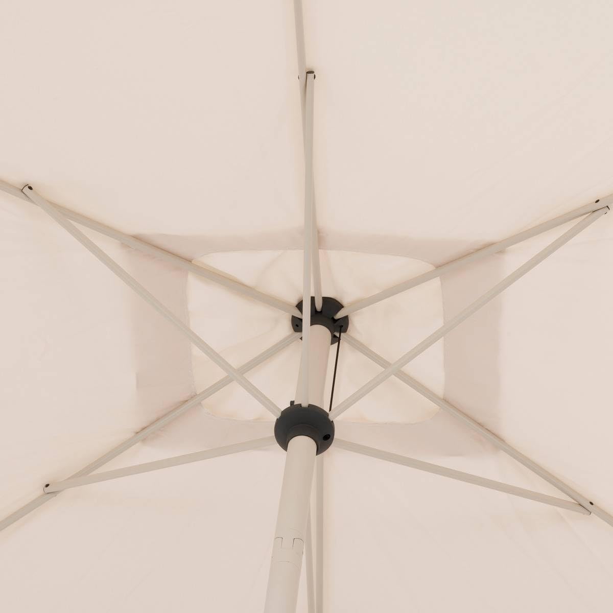 Hespéride - Parasol Droit Rectangle Loompa - 3x2m - Protection UV, Toile Amovible Déperlante et Inclinable - Structure Acier Traité Antirouille