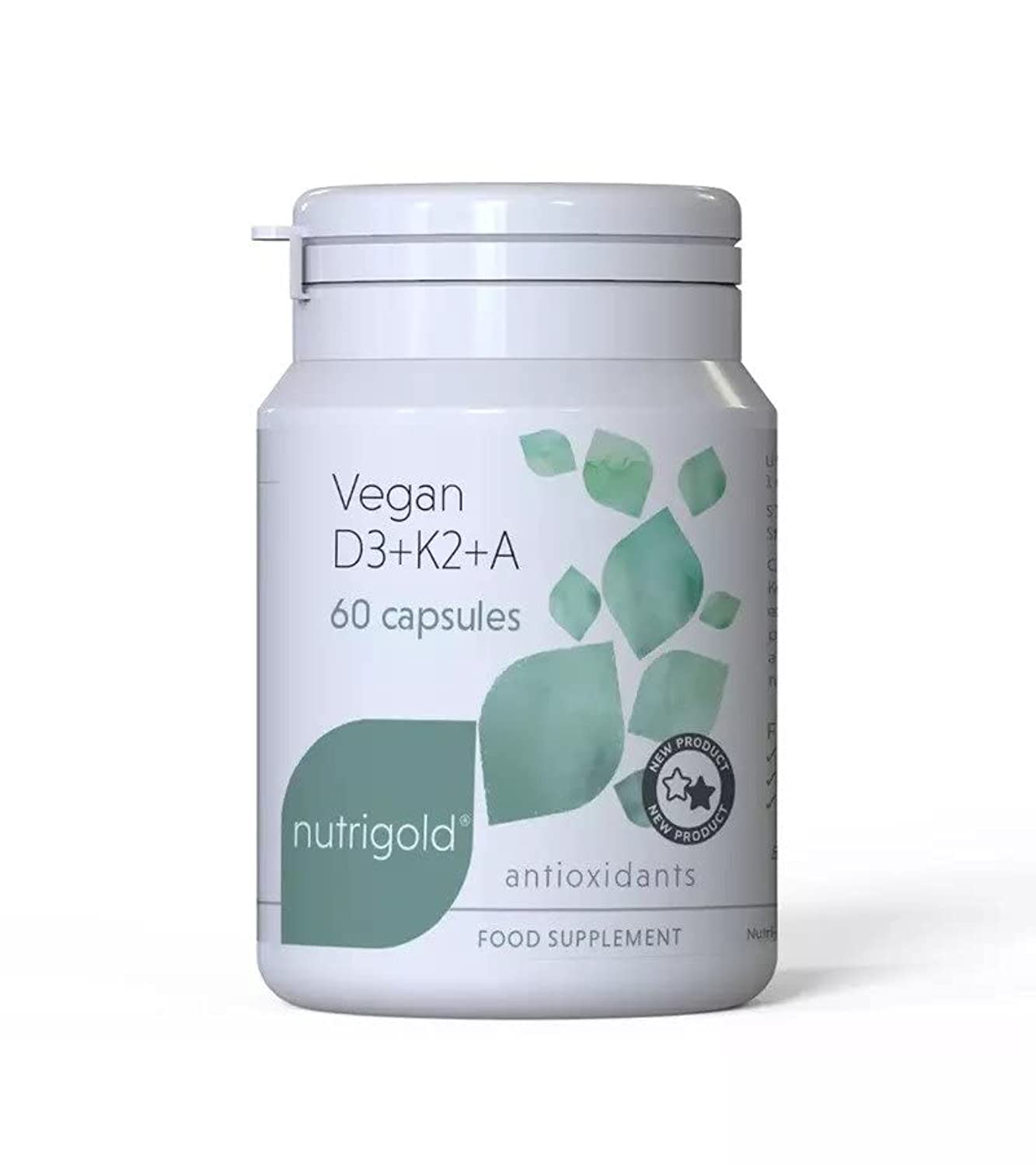 Nutrigold Vegan D3+K2+A 60 Capsules