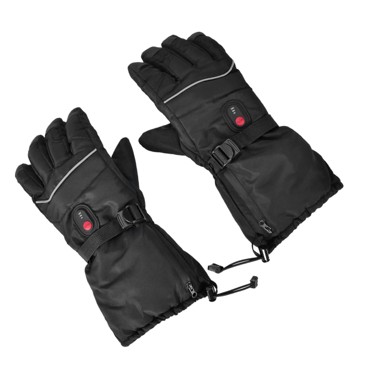 Guantes De Esquí Eléctricos Térmicos para Hombre Resistentes Al Viento Impermeables para Esquí Invierno Cálidos y Recargables para Exteriores