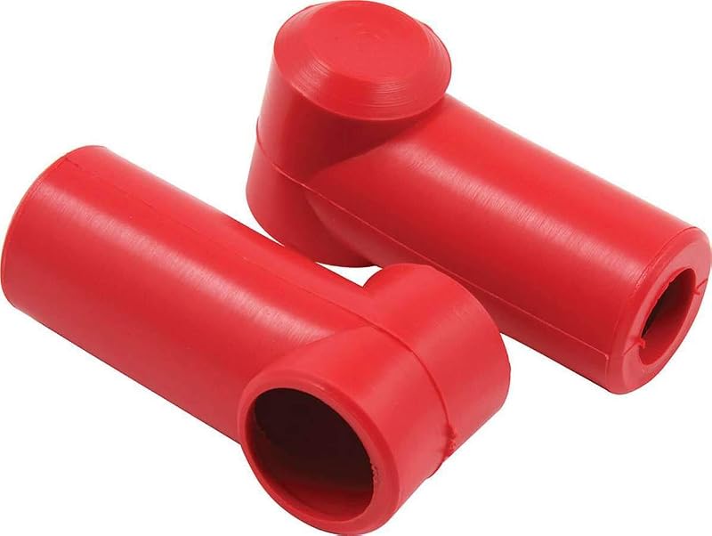 Capa Protetora Vermelha para Terminais de Desconectador de Bateria Allstar Performance ALL76152, Par