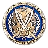 Operations Inherent Resolve Military Veteran Collectible Challenge Coin
