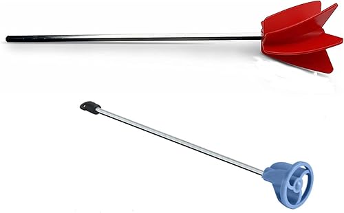 Paint Mixer Drill Attachment for 1-Gallon ContainersMini Epoxy Cement Power Mixer Stirres Drill Tool for Mixing Quarts or Gallon Mixing Tools(2 Pack)