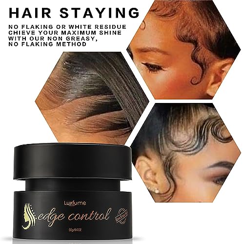 Joyeee Braid Gel, Edge Control, Twist Lock, Frizz Reducer for Braids Locs, Twists, Cornrows, Wavy or Kinky Hair - Image 3