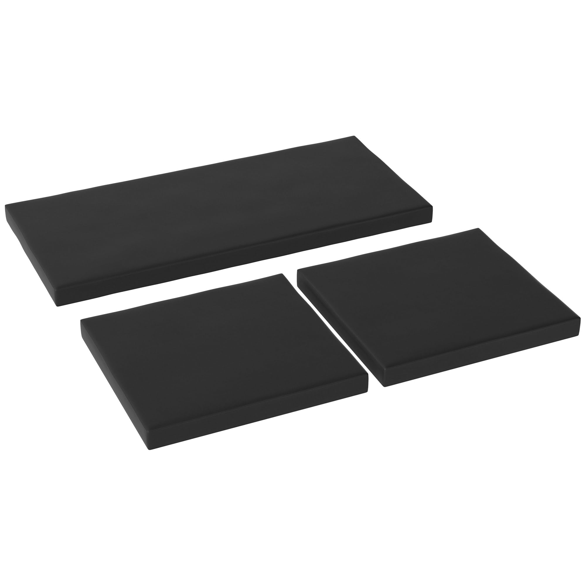 Outsunny - Replacement Cushions for Rattan Furniture - Black - Size 3