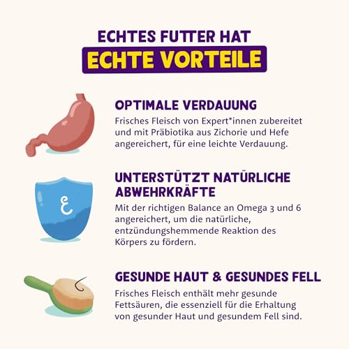 Edgard & Cooper Hundefutter, Trockenfutter für Hunde, (Lachs, 2.5kg), Getreidefrei, natürliche Zutaten und frisches Fleisch, voller essentieller Aminosäuren