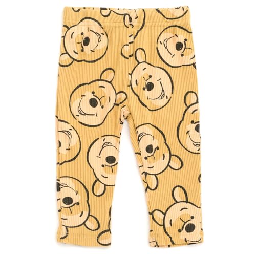 Image of Disney Girls' Ribbed Long Sleeve Tee and Pants Set for Baby & Kids
