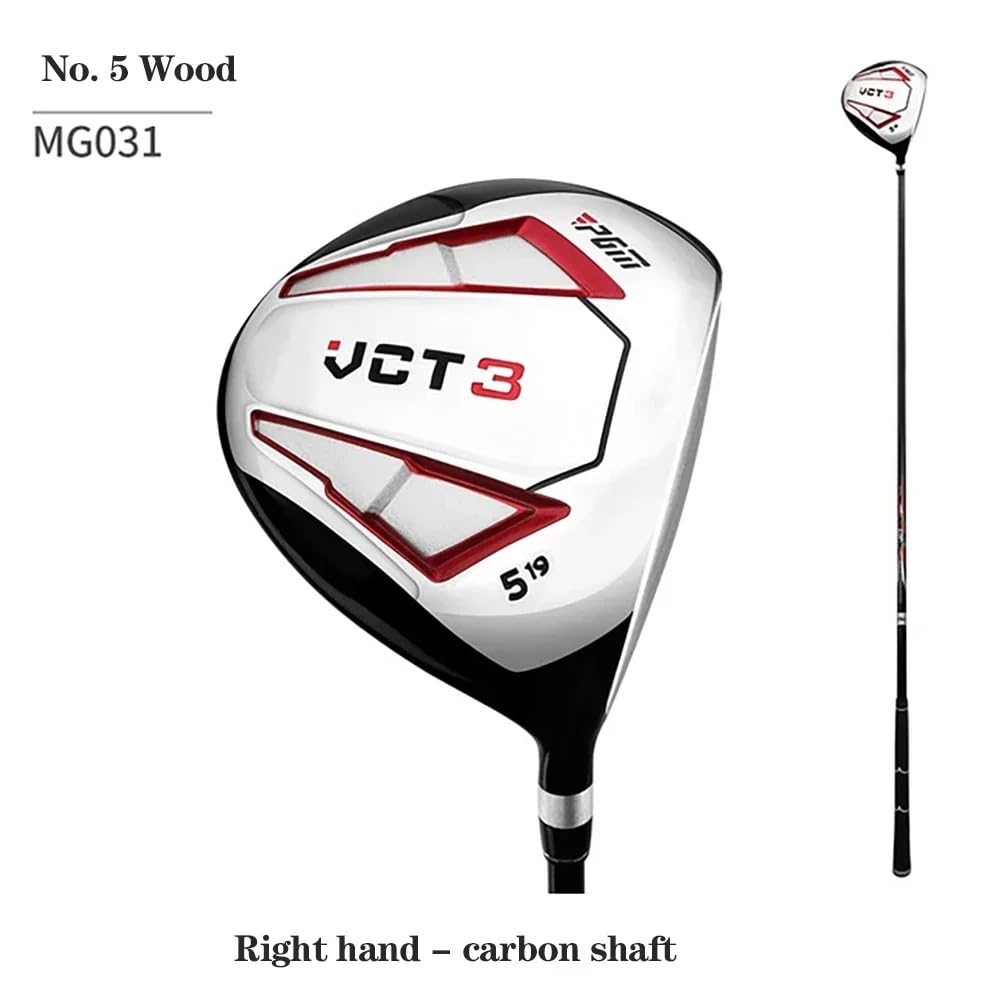 Palo de golf de madera y hierro híbrido n.º 1/3/5, compacto de 430 cc, para deportes y exteriores, para hombres y mujeres jugadores