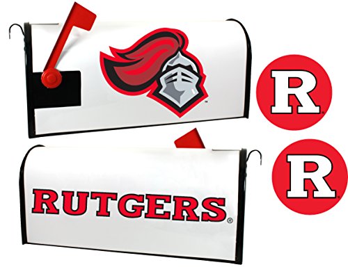 Rutgers Scarlet Knights Magnetic Mailbox Cover & Sticker Set Officially Licensed Collegiate Product