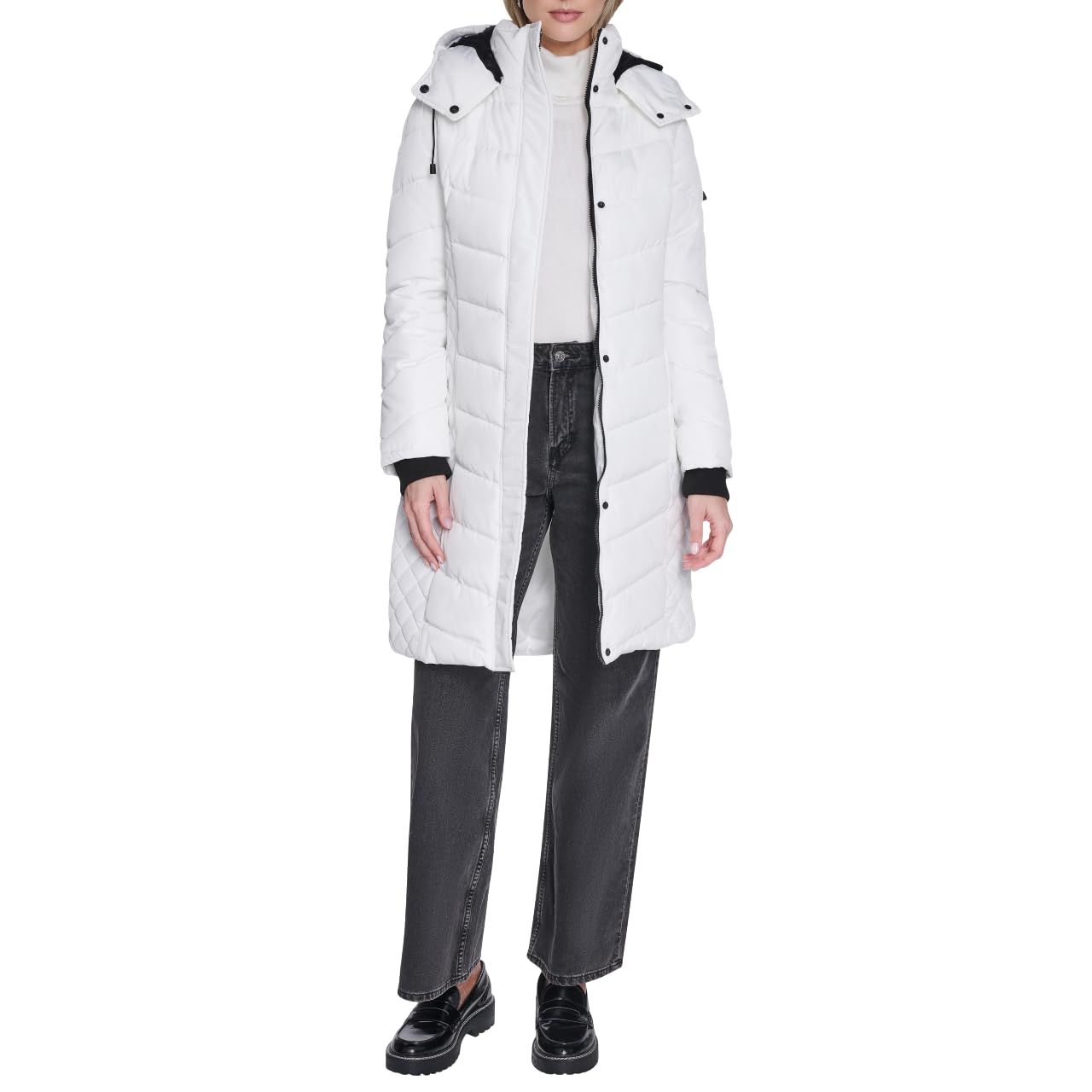 kenneth cole outerwear coat,white,small