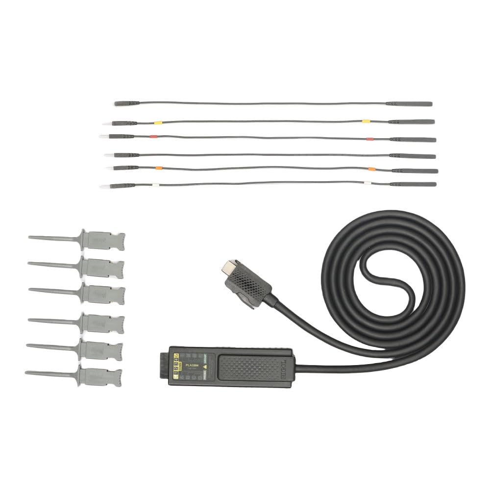RIGOL PLA3204 Aktiver Logiktastkopf, 4-Kanal-Digitaltastkopf für Oszilloskope der MHO/DHO5000-Serie, USB Typ-C, Schwellenbereich ±15 V, max. Eingang ±40 V Spitze