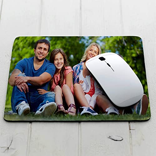 Mouse Pad Custom Personalized Photo Picture & Text Neoprene Office Supplies & Gaming Computer Desk Accessories Square Shape #TOP2