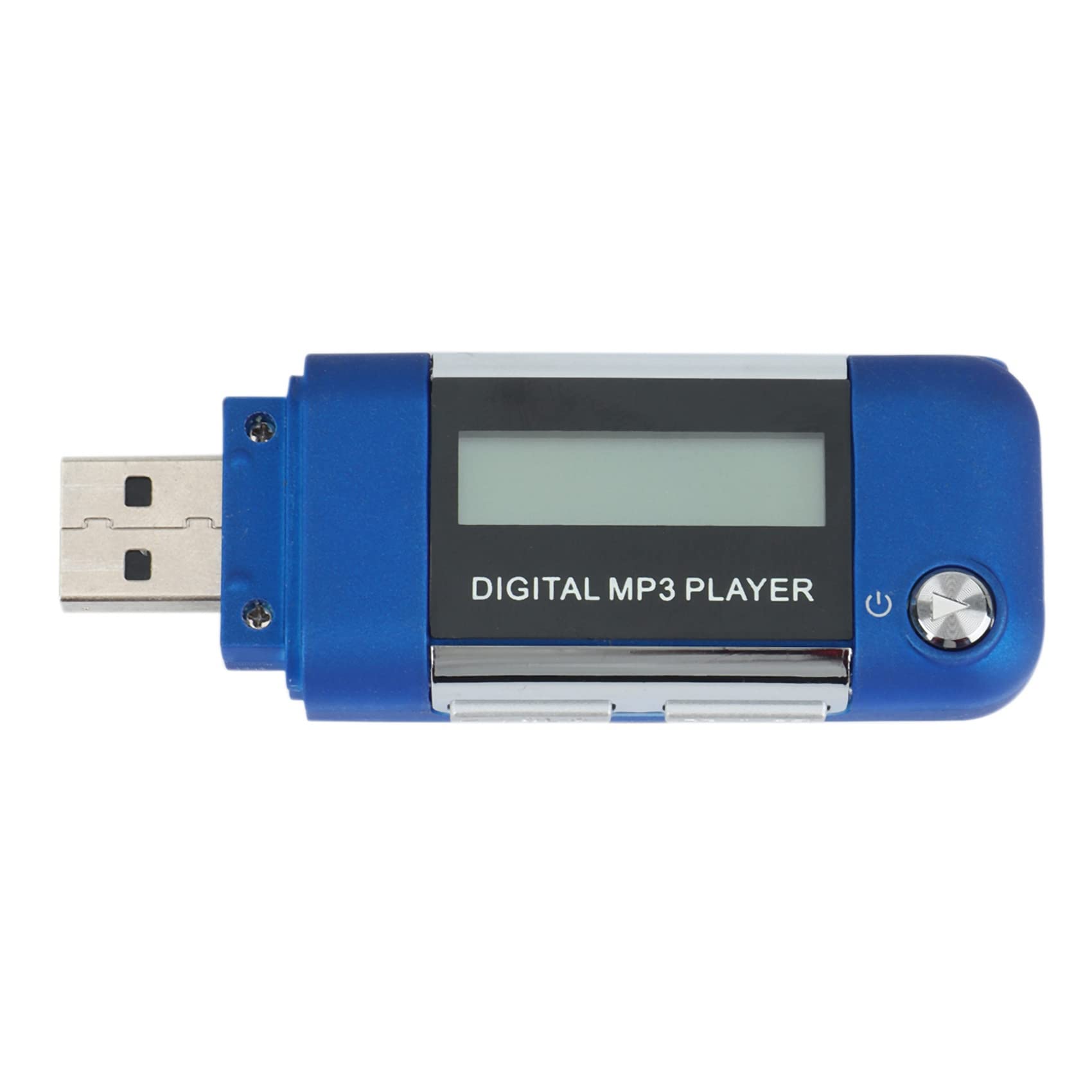 10X Lettore Mp3 Lettore Musicale Disco U da 4 GB Supporta Batteria AAA Sostituibile, Registrazione (Blu)