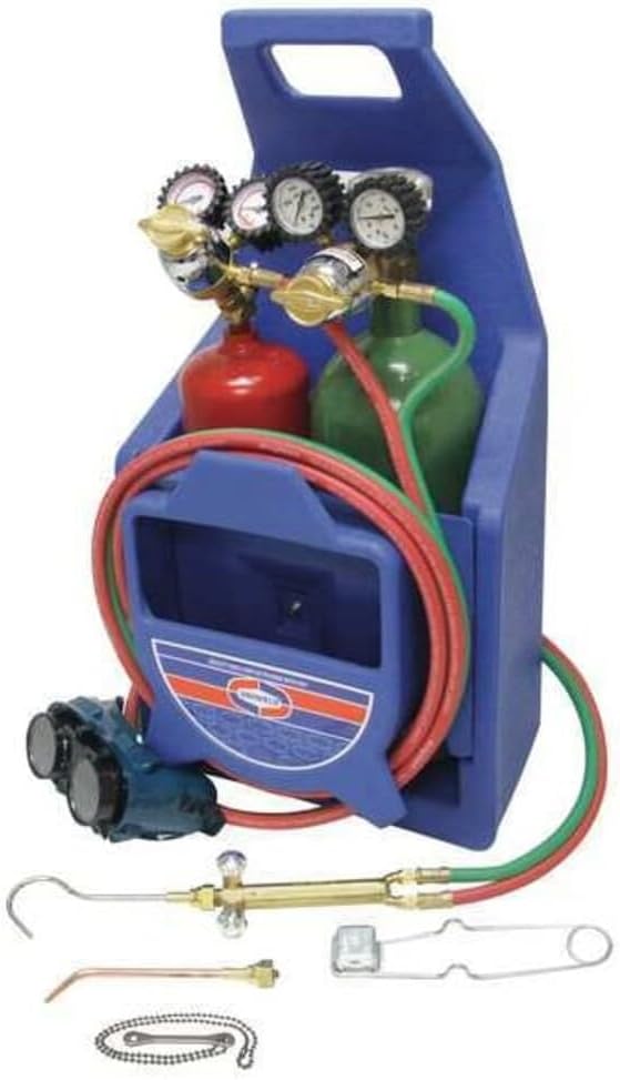 Uniweld K22P Cap n Hook Braze and Weld Outfit with 511 Plastic Carrying Stand
