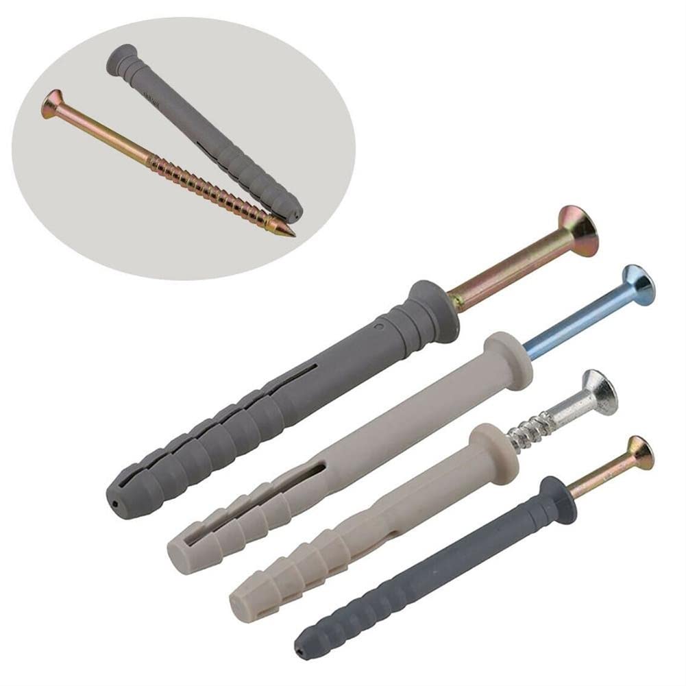 Tornillos de anclaje autoperforantes, pernos de anclaje, pernos de expansión M6 M8 M10, tornillos de expansión de plástico, clavos, tornillos de tubo de expansión de percusión de nailon, tacos de pare
