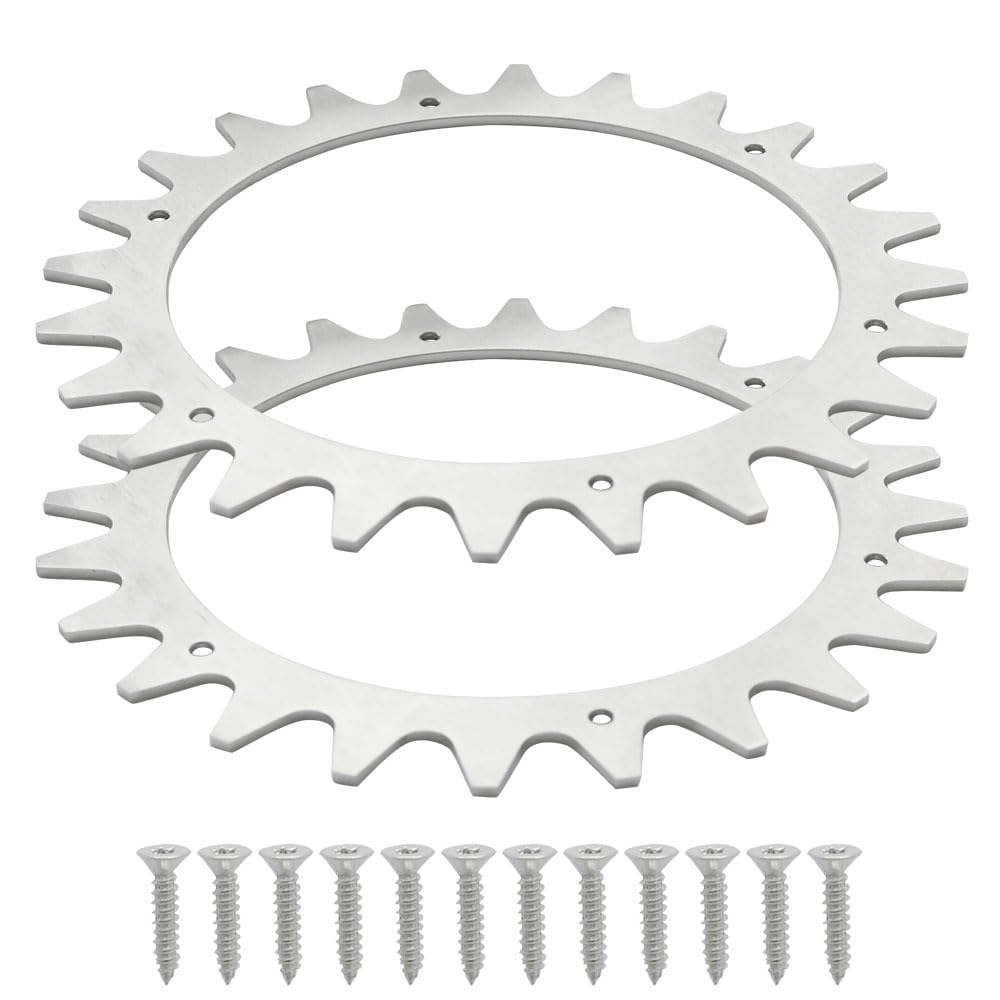 Spikesworxsm Kolce do Robota Koszącego, Srebrny, 205 mm x 3,0 mm