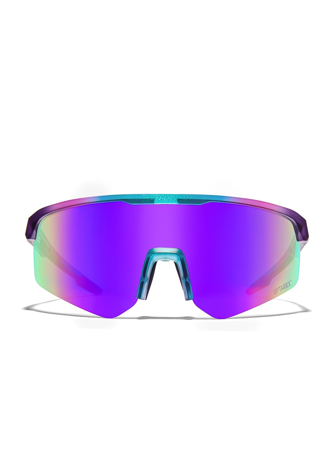 D.Franklin Occhiali da sole - Occhiali da sole sportivi con lenti polarizzate e protezione UV - Sport all'aperto - Modello hurricane - Rettangolari - Per uomo e donna - Sunglasses